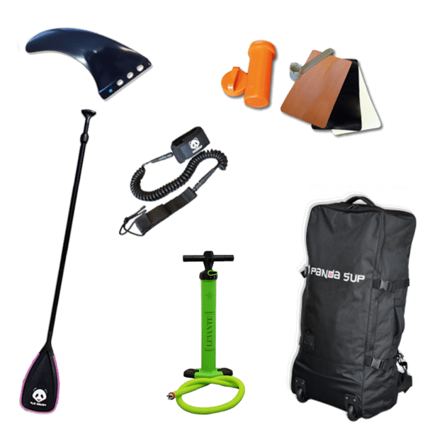 Aufblasbares SUP Set iPanda mit Tasche und Pumpe